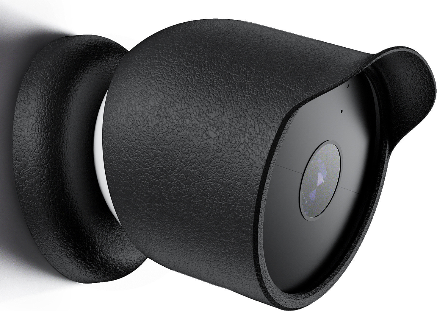 INF Beschermend siliconen hoesje voor de Google Nest Cam, zwart