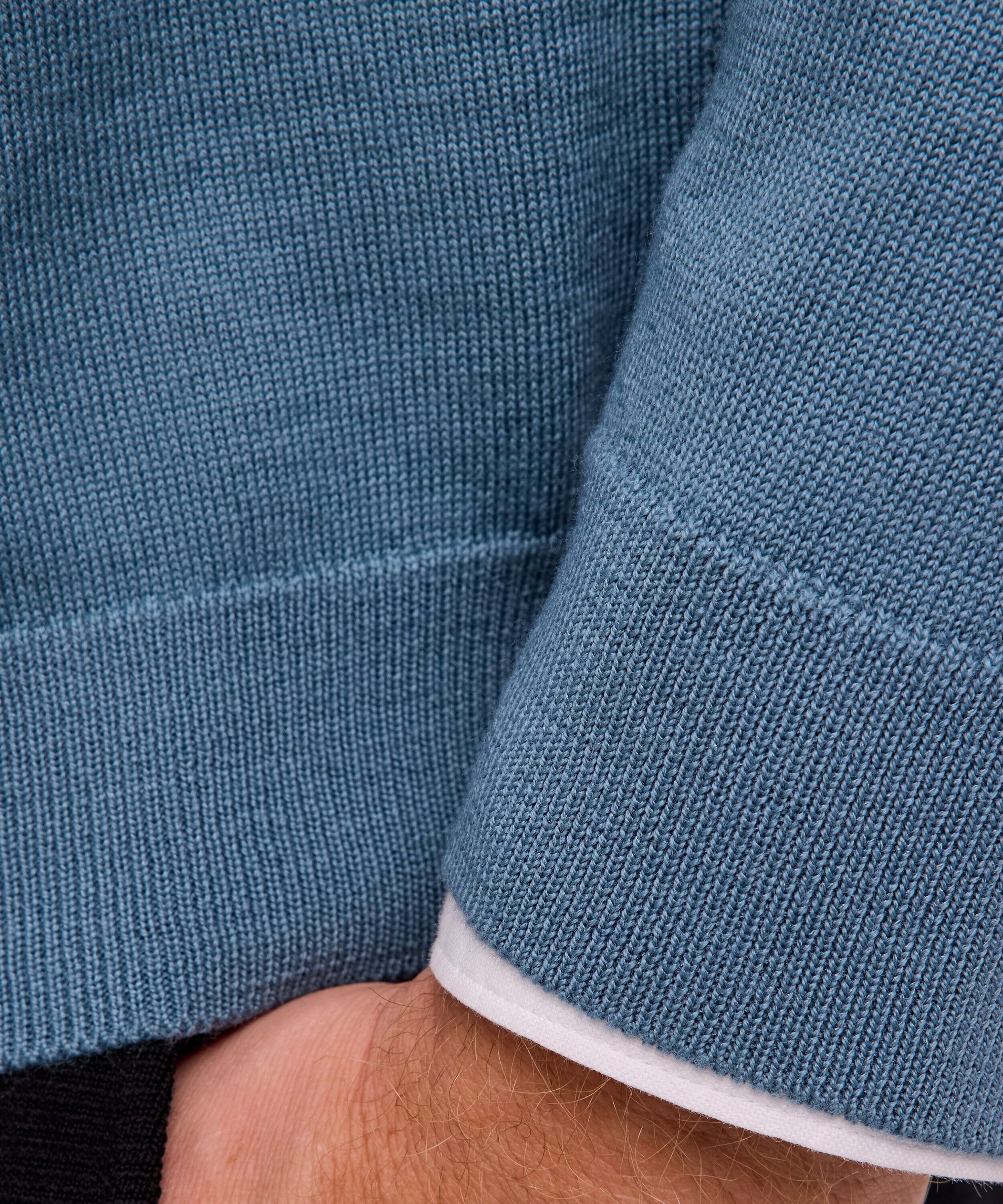 Strickpullover FALKE "Pure Merino Wool", Herren, Gr. XL, cypress (7673), Pullover Strickpullover