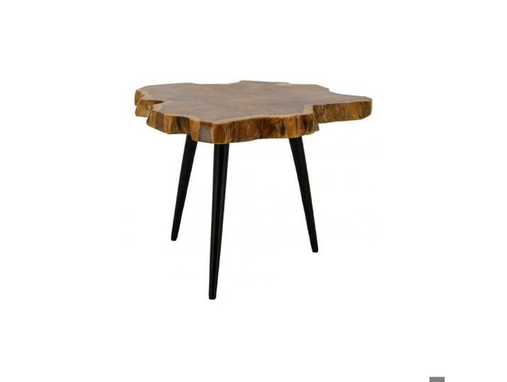 Table basse d'appoint en teck naturel - AUBRY GASPARD - Rectangulaire - Contemporain - Design