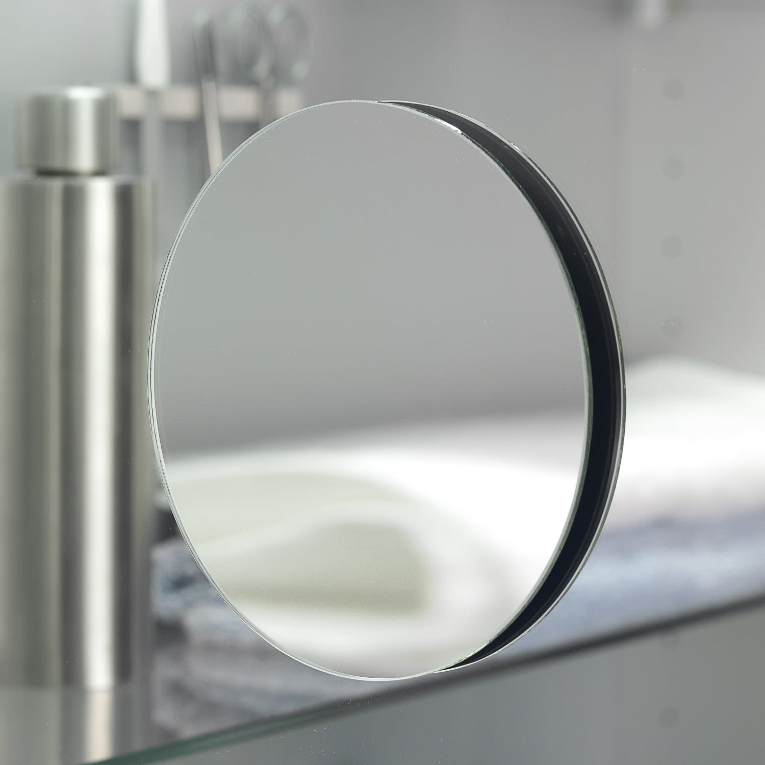 Sanipa Reflection Spiegelschrank MILLA 120 mit LED-Aufsatzleuchte, mittlere Tür, Anschlag rechts
