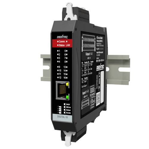 Deditec UC-CAN-E-O8-M8 UC-CAN-E-O8-M8 Eingangsmodul CAN, Ethernet Anzahl digitale Ausgänge: 0 Anzahl digitale Eingänge: 16 Anzahl