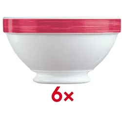 Arcoroc Schale Brush Schale 50 6 Stück rot
