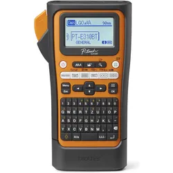 Brother PT-E310BTVP, Beschriftungsgerät, Schwarz, Orange