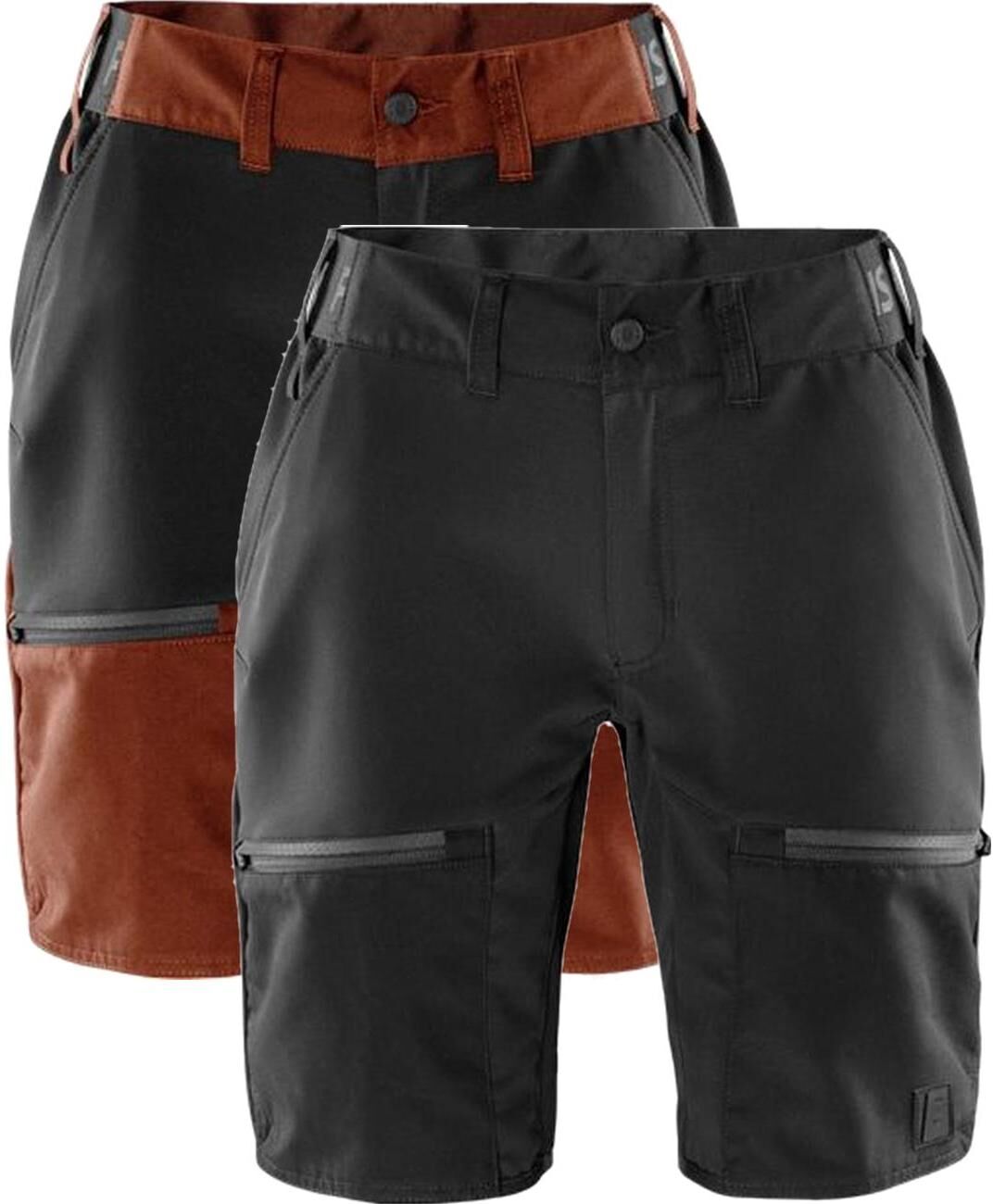 Fristads 131300 Carbon Semistretch Outdoor Shorts, Dame / Arbejdsshorts Sort L