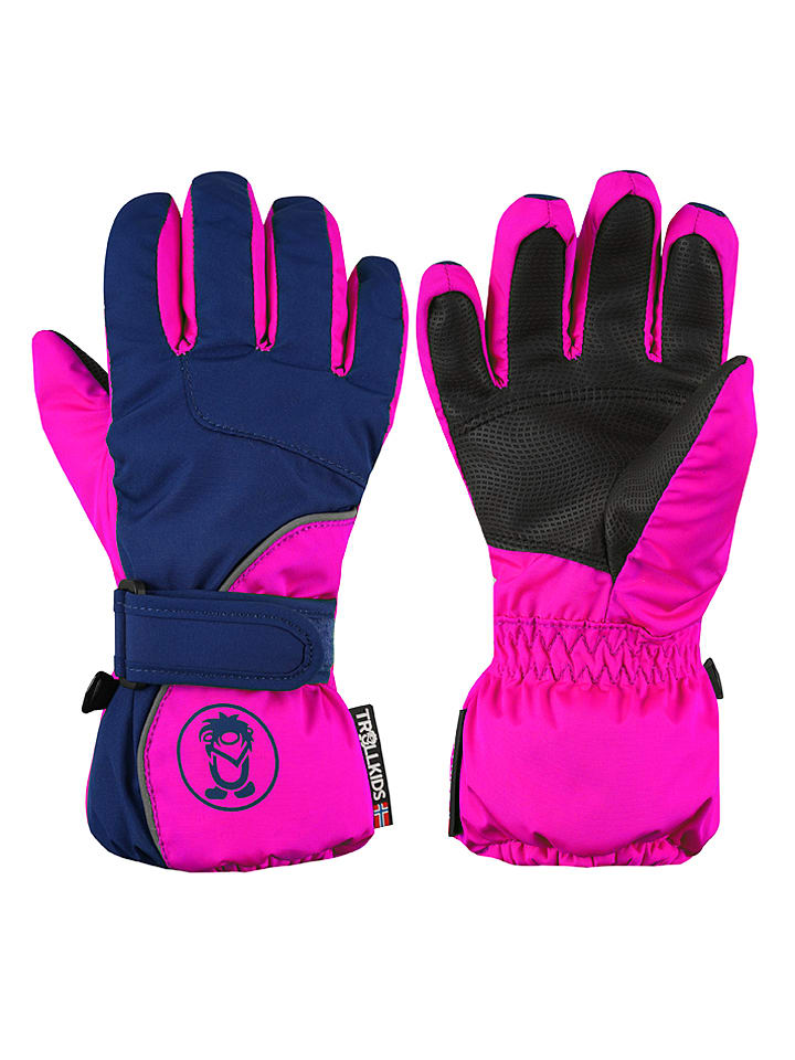 Trollkids Funktions-Handschuhe "Troll" in Pink/ Dunkelblau - 4