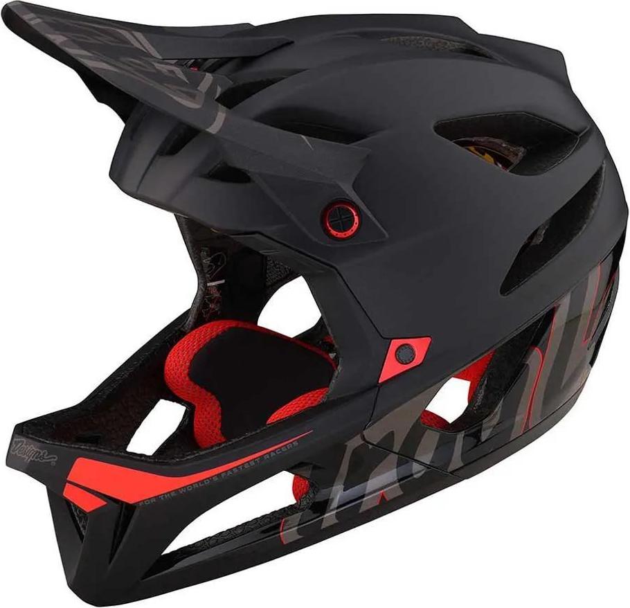 Troy Lee Designs Stage Mips Downhillhelm Schwarz XL-2XL Schwarz XL-2XL