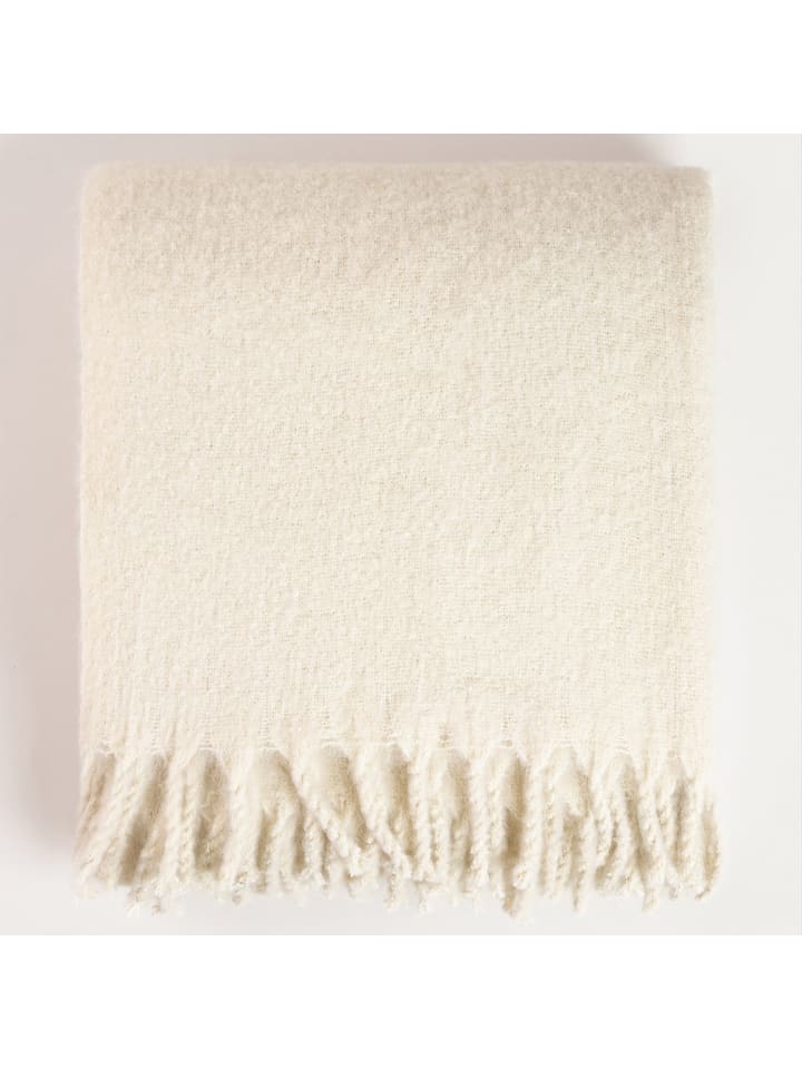 Homla Wohndecke ''Tain'' in Creme - (L)200 x (B)150 cm - onesize