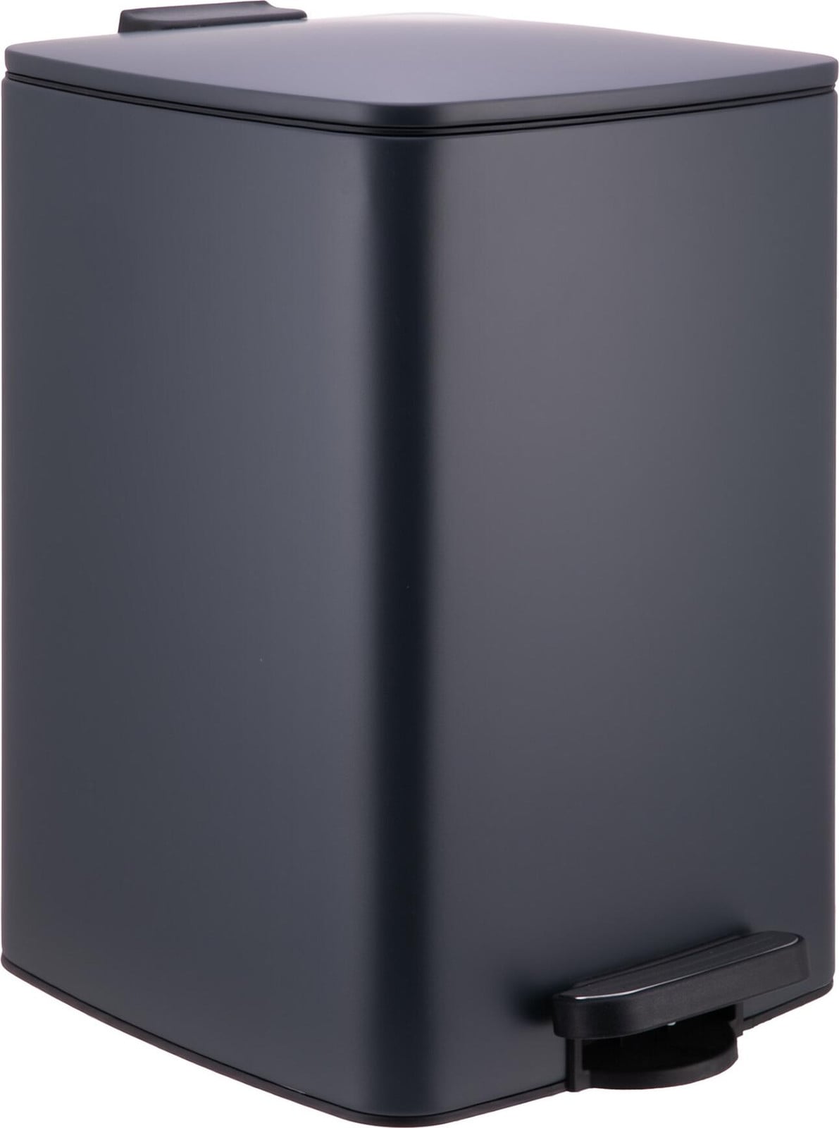 Relaxdays Vuilnisbak keuken, 20 liter, zwart-zilver-grijs