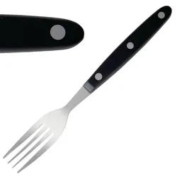 Olympia Steakgabeln mit schwarzem Griff