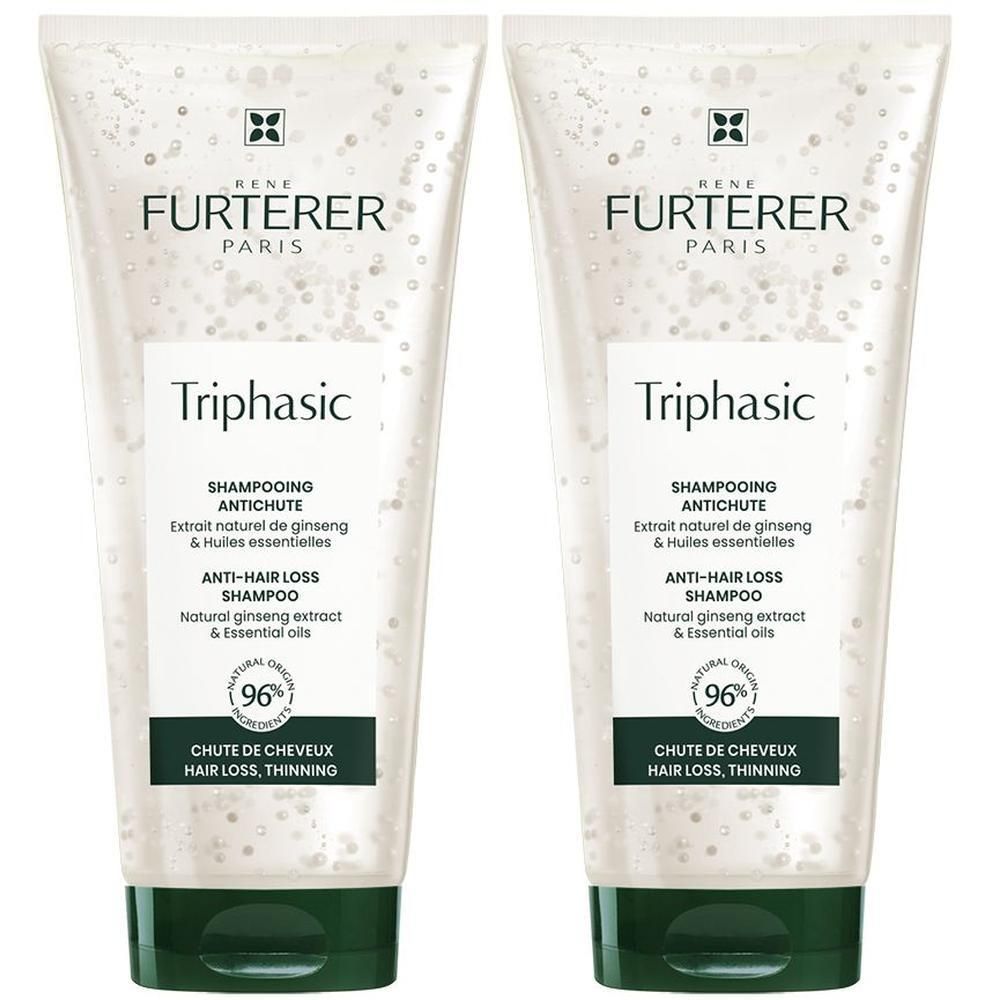 Furterer Triphasic Shampoo bei Haarausfall 2x 2x200 ml