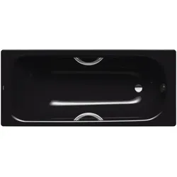 Kaldewei Saniform plus Badewanne 112600013701 170x75cm, Perl-Effekt, schwarz