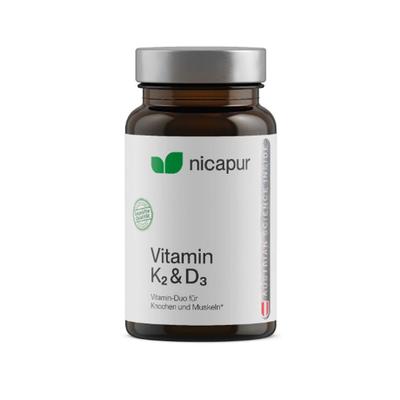 Nicapur Vitamin K2 & D3 Kapseln 60 St