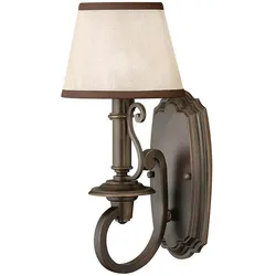 Elstead Lighting, Gartenbeleuchtung, Plymouth Wandleuchte E14 Ältere Bronze (E14, IP20, IP55)