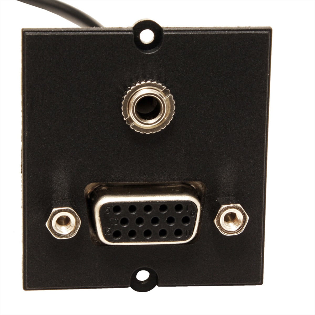 Bachmann Custom Module 1x VGA + Audio 3,5 mm stereo, zwart