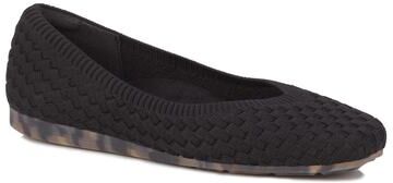 Women's Niki Stretch Knit Flat by Ros Hommerson in Black (Size 9.5 N)