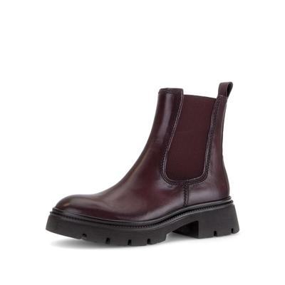 Chelseaboots GABOR "Chelsea Boot", Damen, Gr. 38, braun (rot), Schuhe Chelseaboots