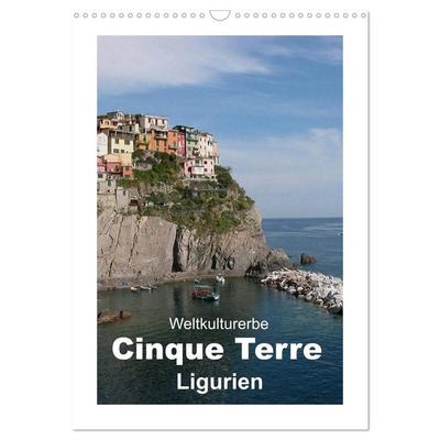 Weltkulturerbe Cinque Terre, Ligurien (Wandkalender 2027 DIN A3 hoch), CALVENDO Monatskalender