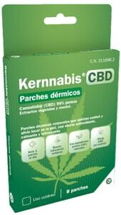 Kern Pharma Kernnabis CBD Patches Dérmicos 8 Unds