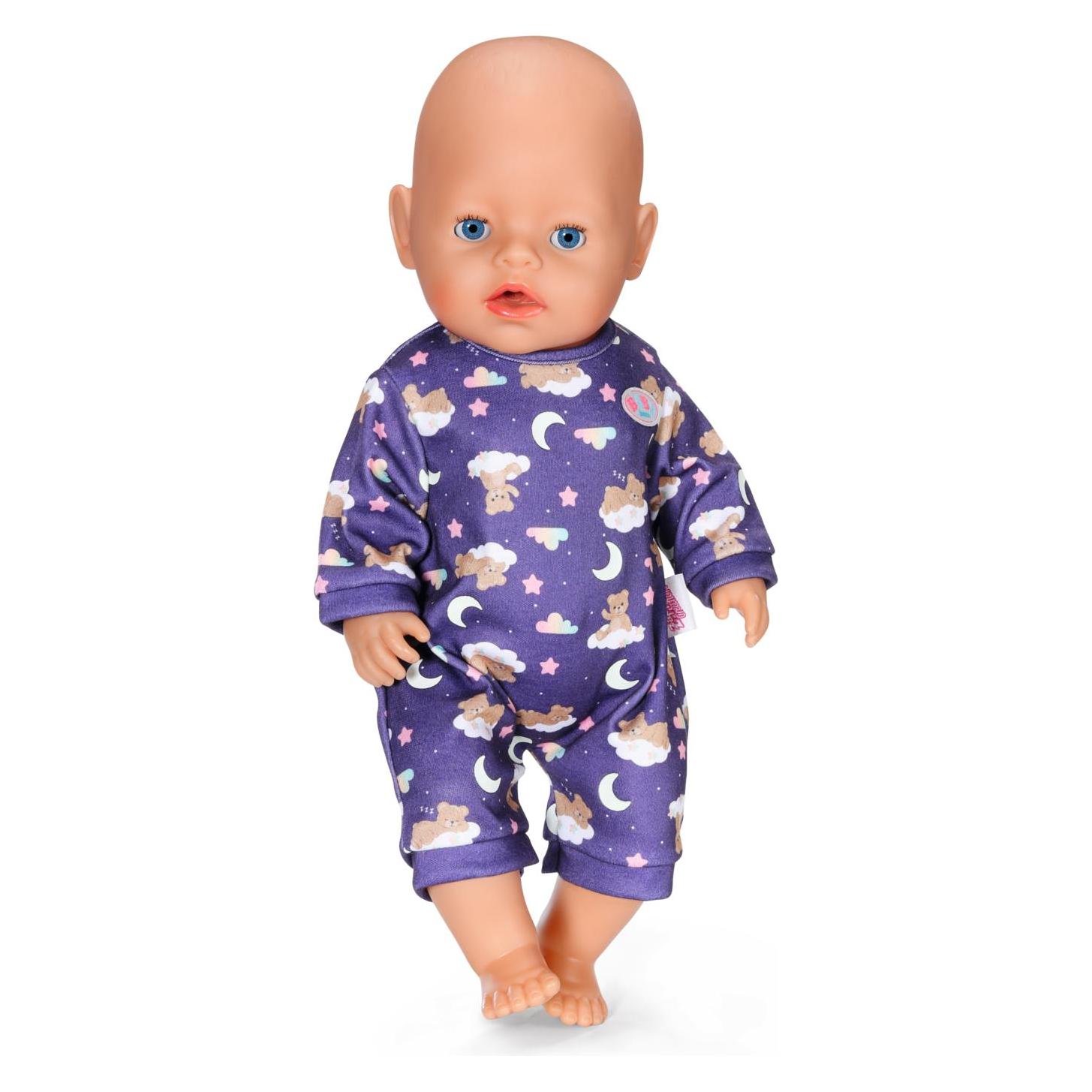 Zapf Creation BABY born Teddy Schlafanzug Glow in the Dark (836484)