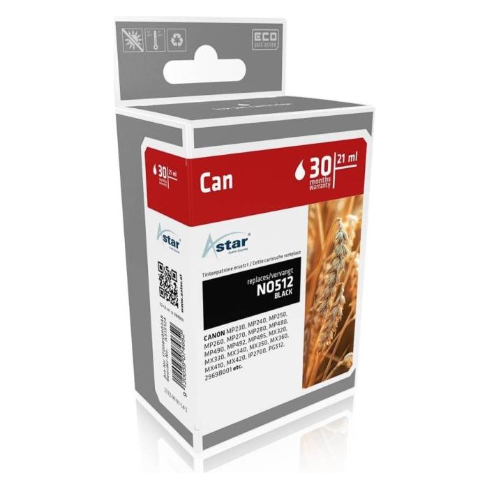 Astar Schwarz  - Tonerpatrone - für Canon PIXMA MP230 (BK) (AS15124)