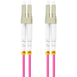 Lanberg FO-LULU-MD41-0050-VT InfiniBand/Glasfaserkabel 5 m LC Violett
