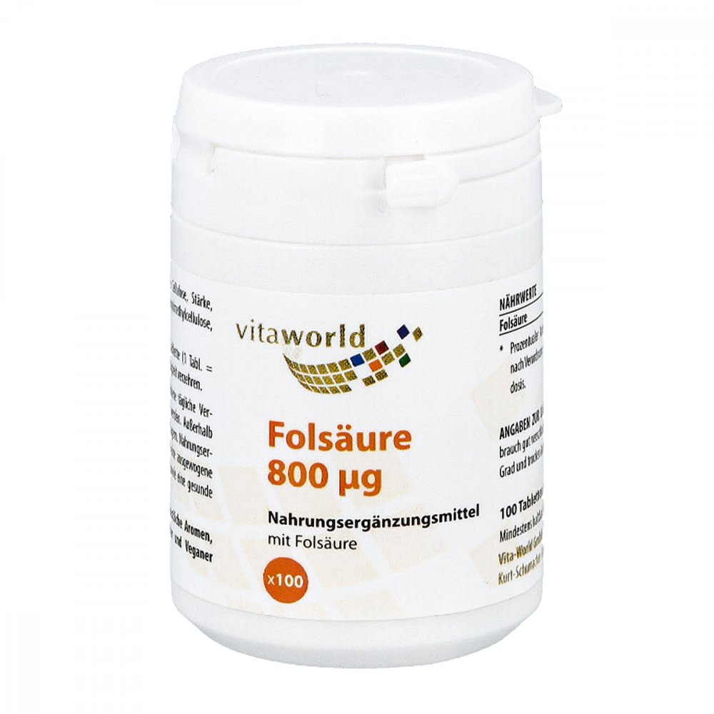 Vita World GmbH Folsäure 800 [my]g Tabletten 10979077