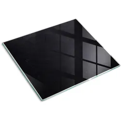 GLASPLATTE 60x52 cm Schwarzes Brett