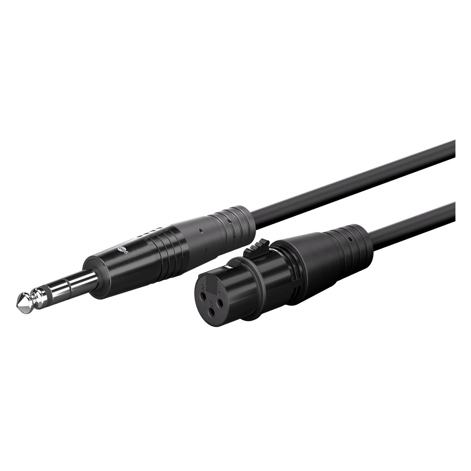 Goobay XLR-Kabel auf 6,35-mm-Klinke, 3 m (3 m, XLR Kabel) (80799)