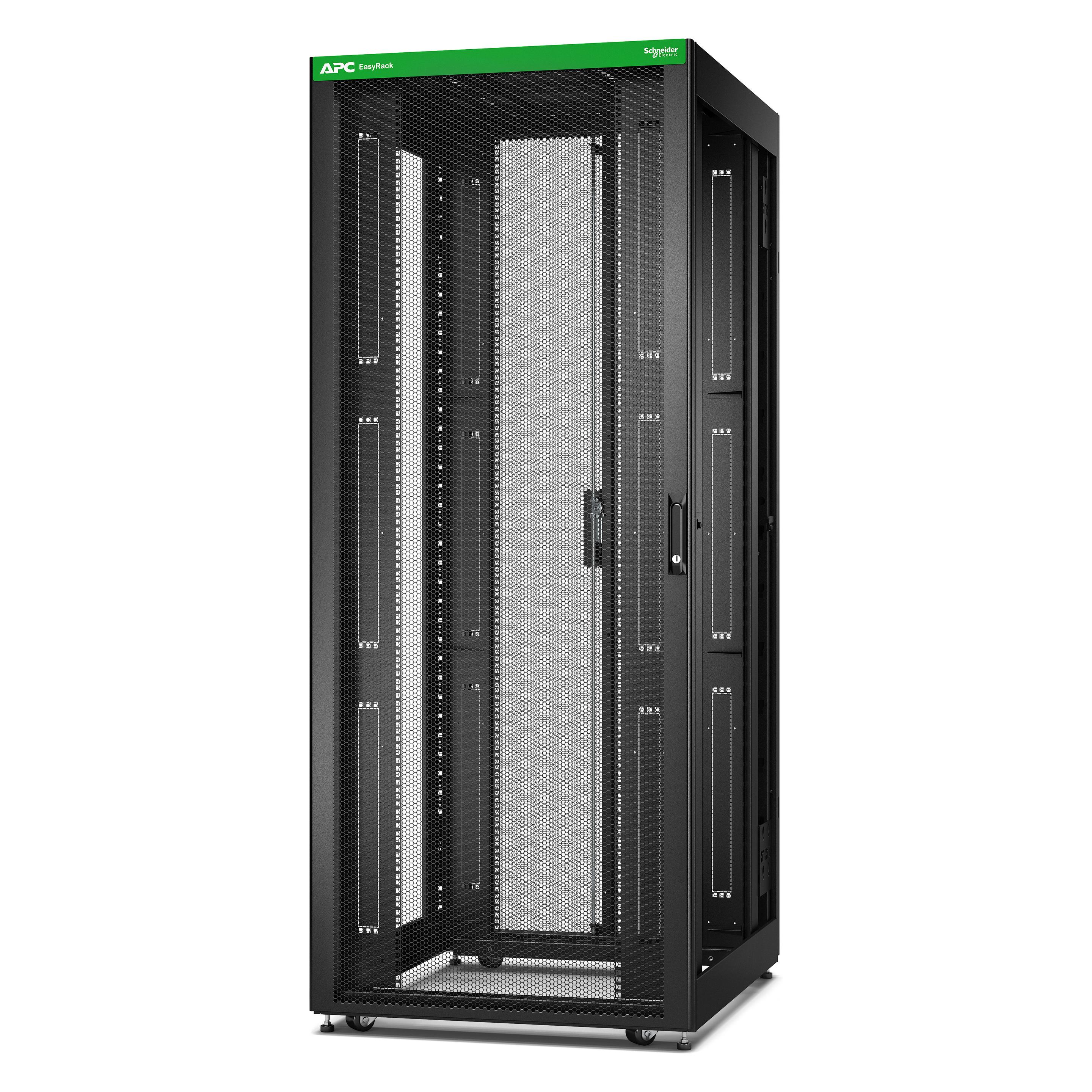 APC Netzwerkschrank Easy Rack ER8200 42HE / Schwarz (42 HE, 19 Zoll Rack) (ER8200)
