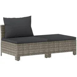 vidaXL, Gartenlounge, Issac (2x armchair + corner + 3x middle + 2x footrest)