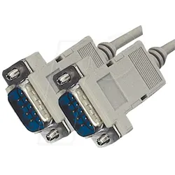 AK 218 - D-SUB Kabel, 1:1, 9-pol., Stecker/Stecker, 1,8m