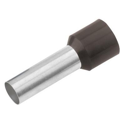 Cimco Aderendhülse 1.5 mm² 12 mm Teilisoliert Schwarz 18 2335 100 St. (18 2335)