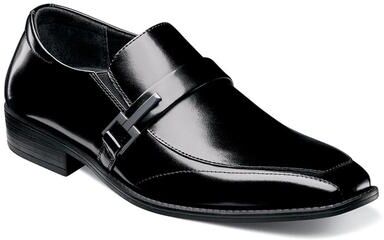 Stacy Adams Abram - Mens 9 Black Slip On W