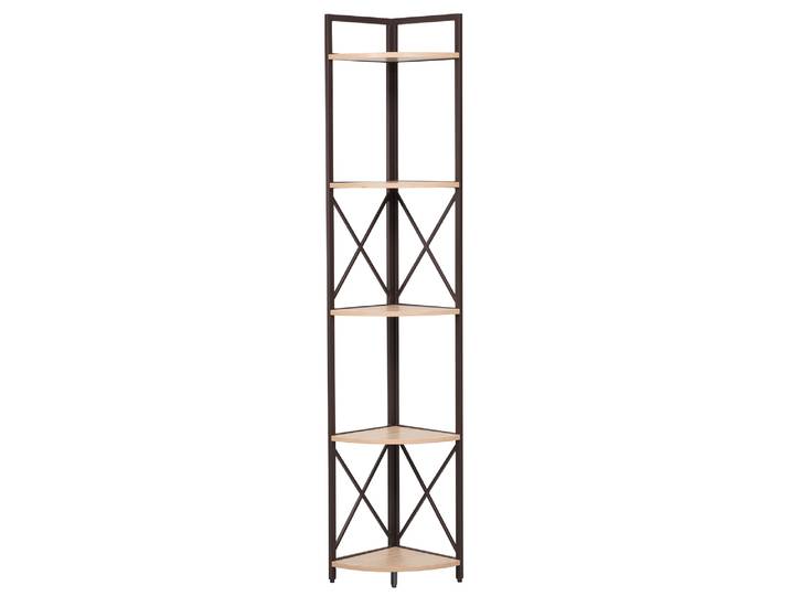 Etagère d'angle Armel Noir/chene - Basika