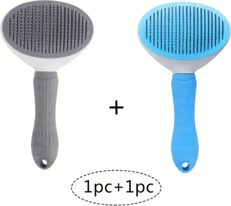 Inspire Picks Stainless Steel Pet Grooming & Massage Comb For Dogs And Cats mixed Colors 2pcs