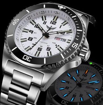 PRiME Automatic Mechanical Watch 44mm, Japan 8205 Movement, Men Diver Luxury Watch, 300M Waterproof Luminous v1031 1