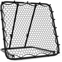 NEOLYMP Rebounder für Fußball Stufenlos verstellbar, Größe 125 x 125 cm in Schwarz Schwarz