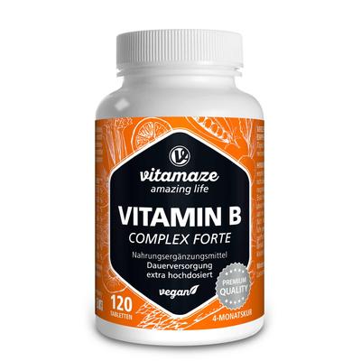 Vitamin B Complex extra hochdosiert vegan Tabl. 120 St Tabletten