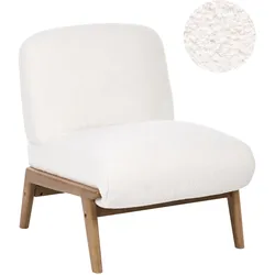 SESSEL Bouclé Cremeweiß Niva