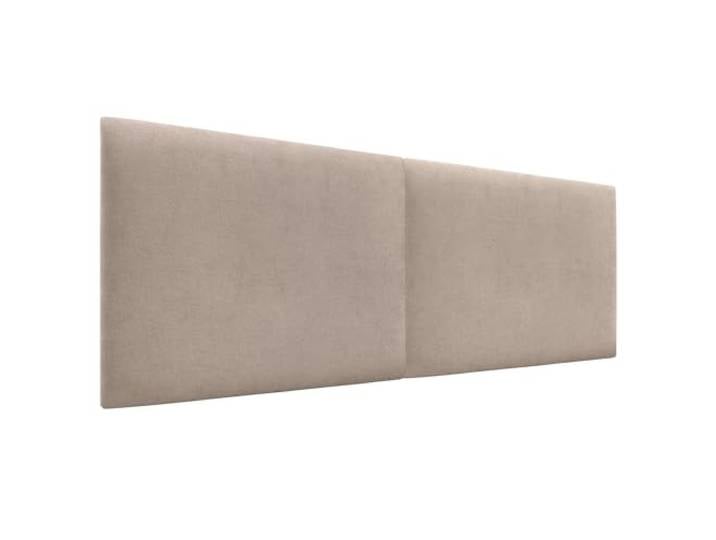DHOME Gepolstertes Kopfteil Glatt aus Aqualine-Stoff Höhe 70 cm Dicke 4 cm und 8 cm für Wand Akustische Kopfteile Schallabsorbierend Kopfstütze (Stoff Beige, 180cm Dual, Dicke 8cm)