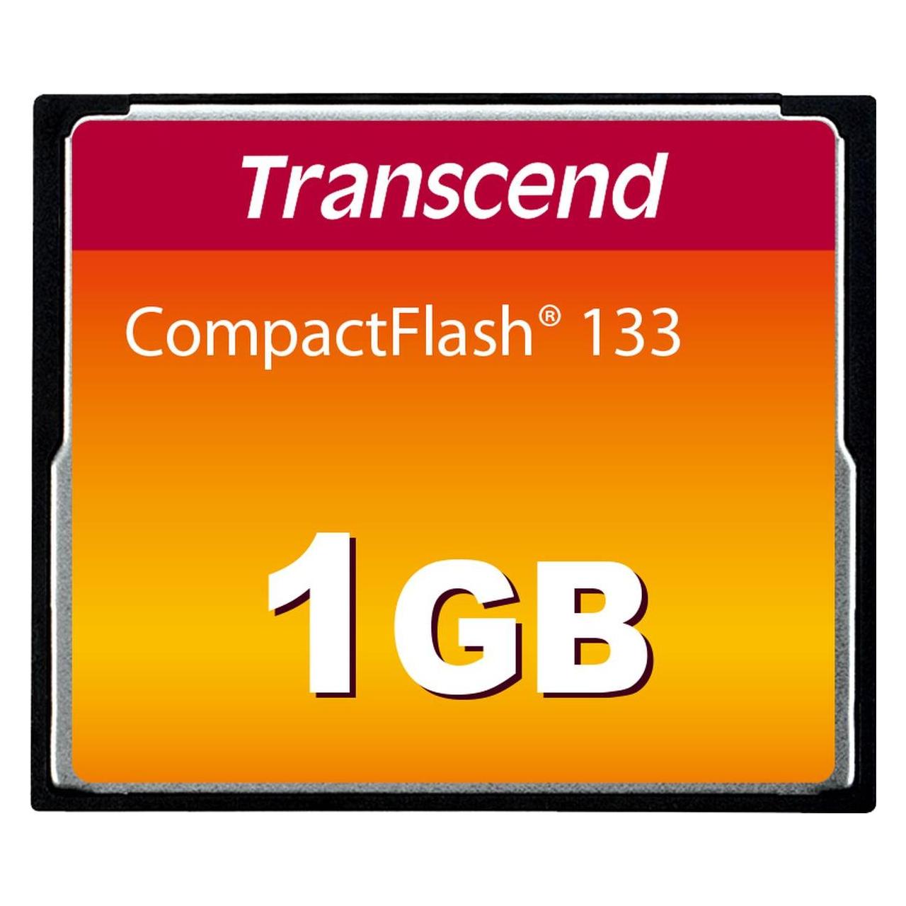 Transcend Compact Flash Card (1 GB, CF) (TS1GCF133)