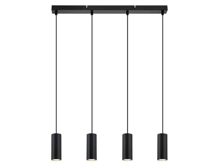 ZMH Pendelleuchte Nora 60/5/10 cm, Schwarz, Metall, Gu10, 5x10x60 cm, Lampen & Leuchten, Innenbeleuchtung, Hängeleuchten, Pendelleuchten