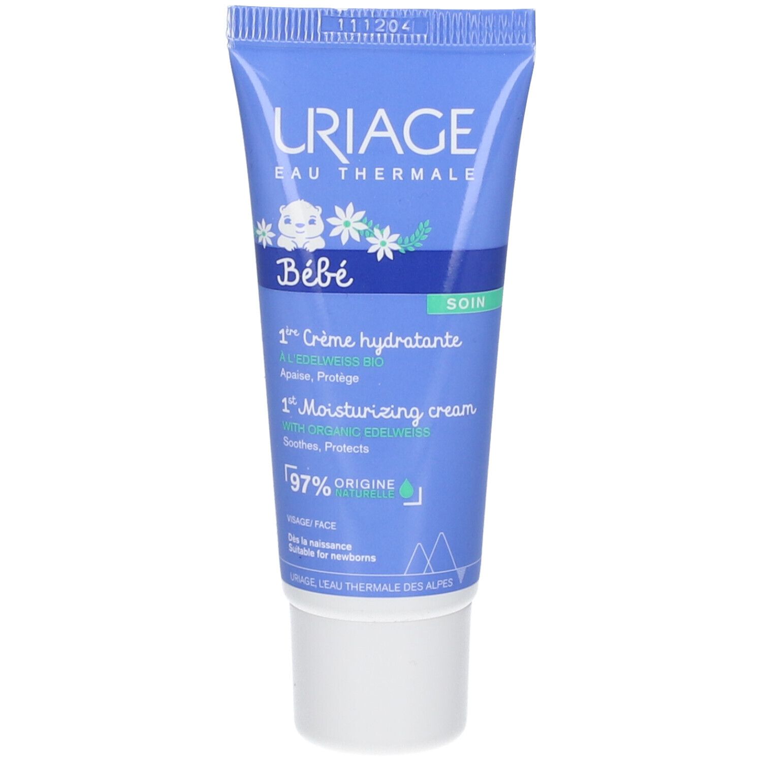 Uriage Baby 1st Moisturizing Cream with Organic Edelweiss Nieuwe Formule 40 ml Creme