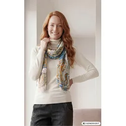 BW-Mix Schal 180x70cm in Druck blau von DW-Shop, Blau