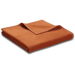 Wohndecke UNICOLOUR (BL 150x200 cm) - orange - BL 150x200 cm