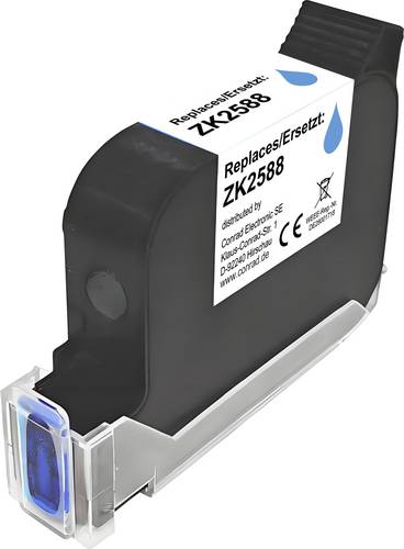 Renkforce Druckerpatrone RF-7596580 Kompatibel Solvent ink cartridge ZK2588 Schwarz