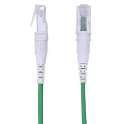 Patchsee ThePATCHCORD RJ45 Patchkabel Cat. 6A, U/UTP, extra dünn, grün, 1,2 m