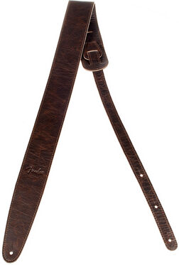 Fender Artisan Leather Strap BR Marron