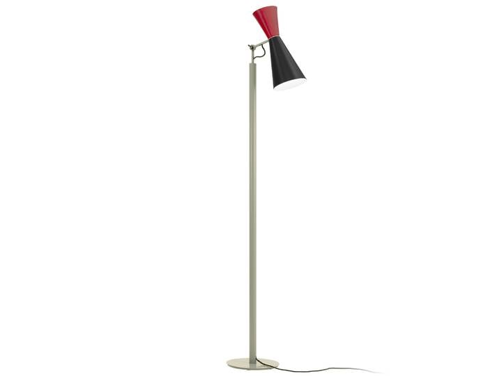 Nemo - Lampadaire Le Corbusier - Rouge - Métal - Designer Le Corbusier