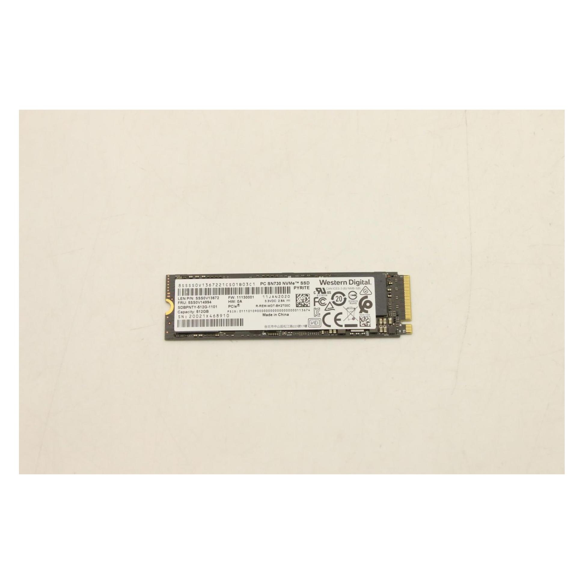 Lenovo Western Digital SN730 512GB (512 GB, M.2 2280) (5SS0V14994)